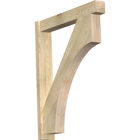 Ekena Millwork Westlake Craftsman Rough Sawn Outlooker, Douglas Fir, 6"W x 36"D x 44"H OUT06X36X44WTL04RDF